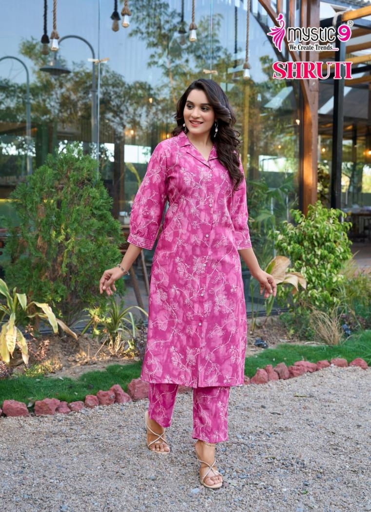 mystic9 shruti vol 1 series 1001-1010 vertican dobby wholesale kurti 