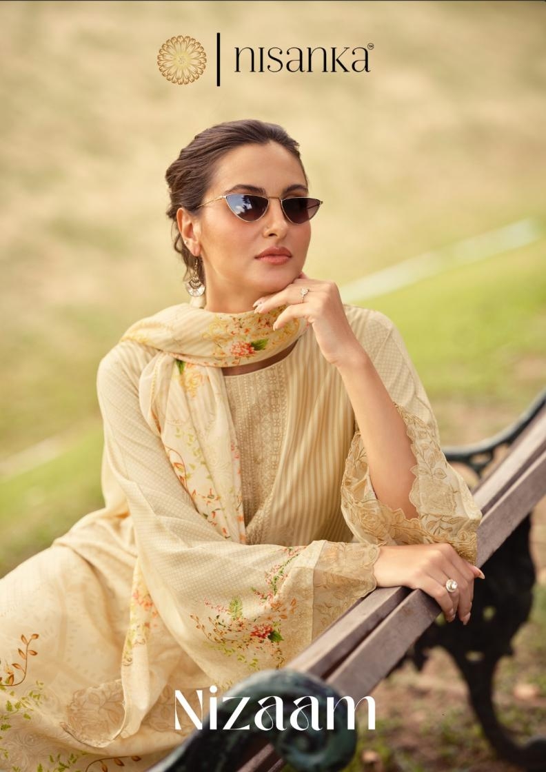 nisanka nizaam series 101-106 lawn cotton wholesale suit 