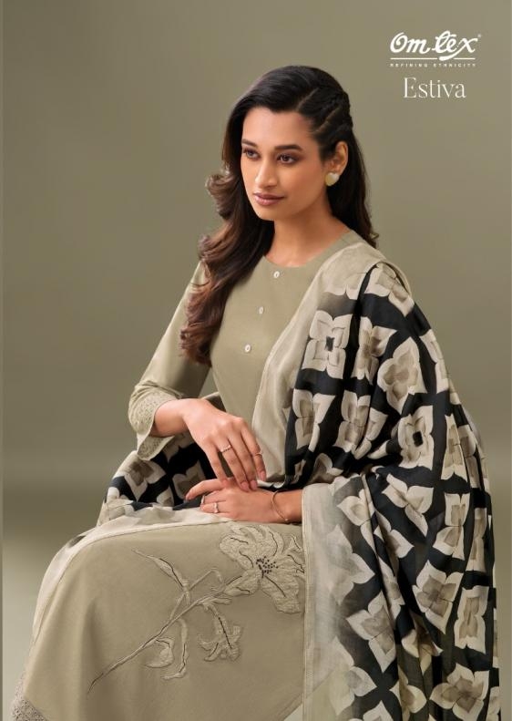 omtex estiva series 7691 lawn cotton wholesale suit