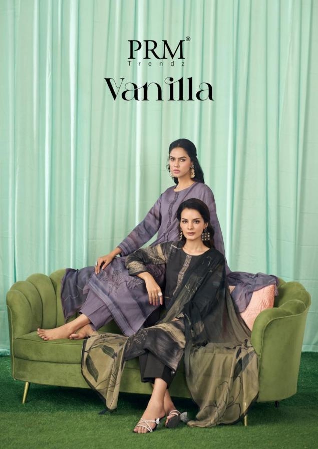 prm trendz vanilla series 12101-12106  cotton lilen wholesale suit 