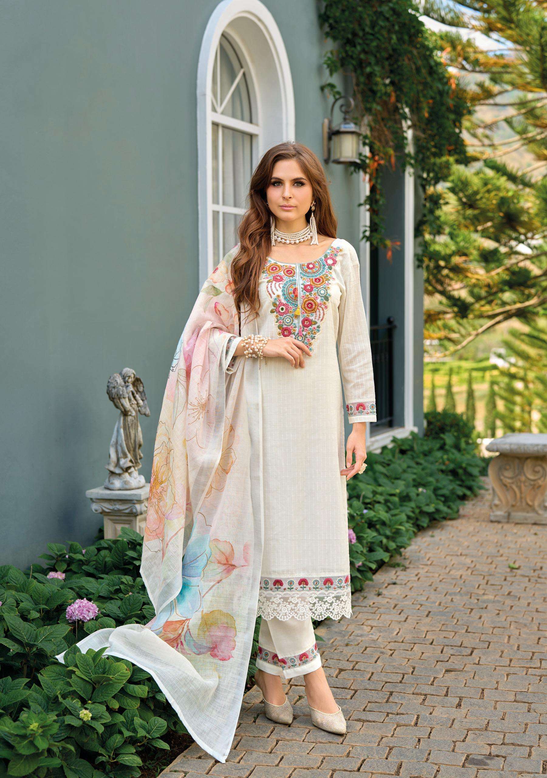 PURE  COTTON  DESGINER FANCY THERD mirrors work wholesale kurti