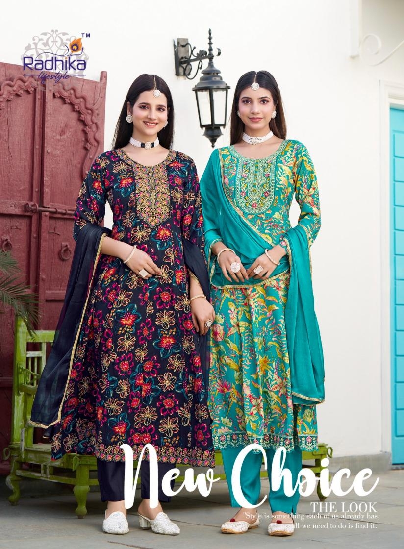 radhika lifestyle anarkali vol 6 series 6001-6007 HEAVY REYON wholesale suit 