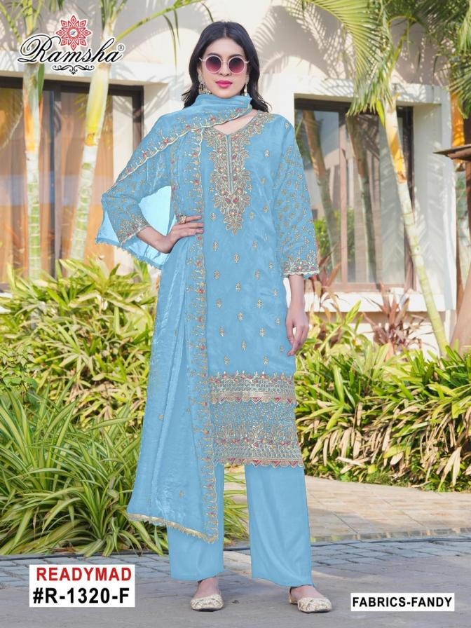 ramsha r 1320 nx efgh fancy readymade wholesale suit 