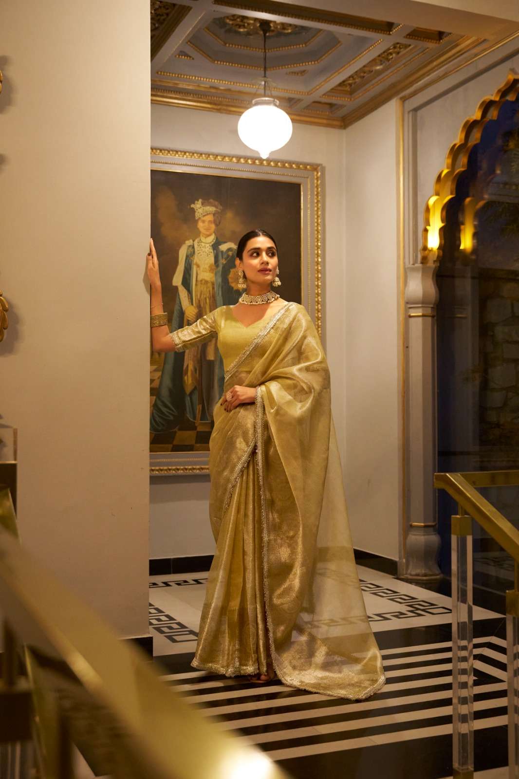 RANI SA Tissue Shimmer wholesale saree