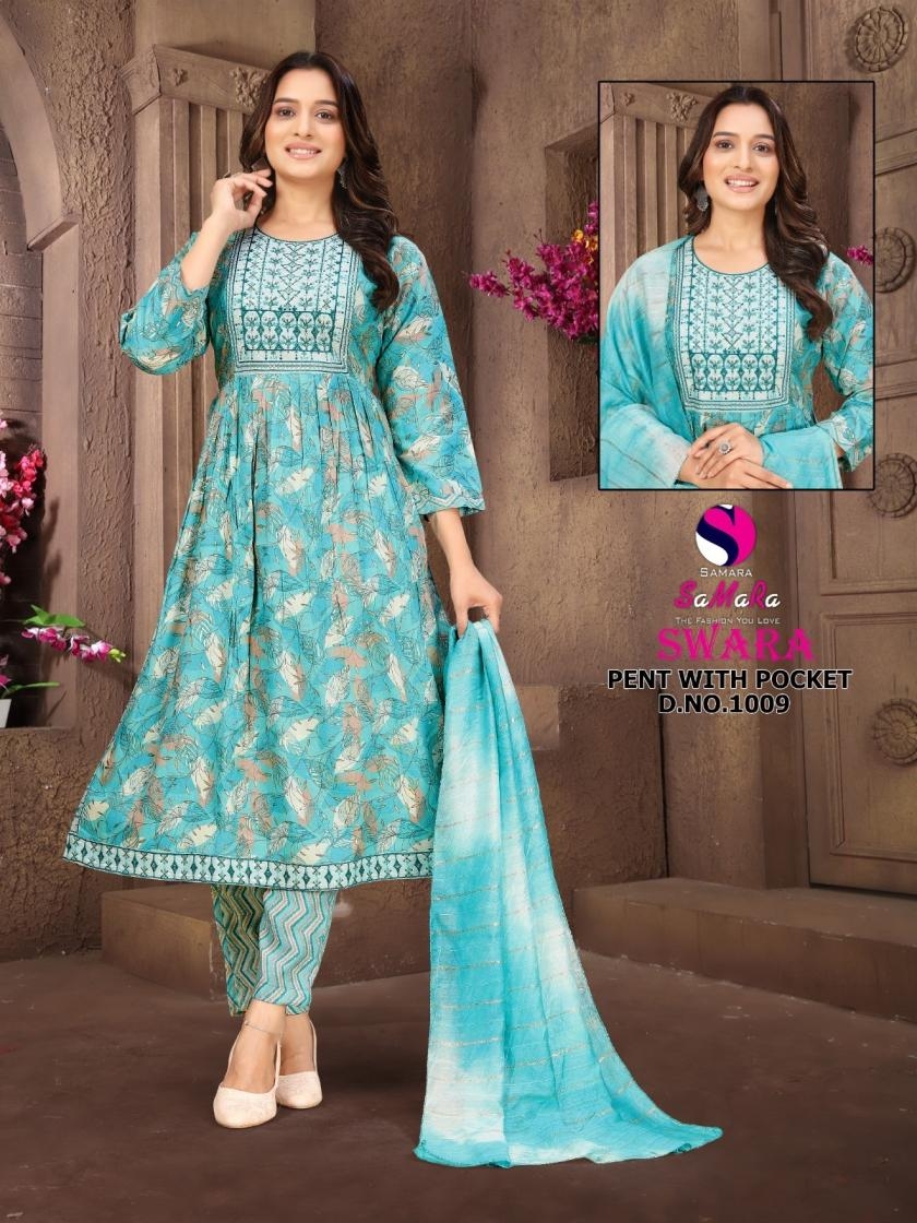 samara swara vol 2 series 1013-1016 rayon capsule print wholesale suit 