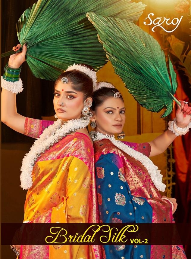 Saroj Bridal silk vol.2 series 1001-1006 50*600 silk saree
