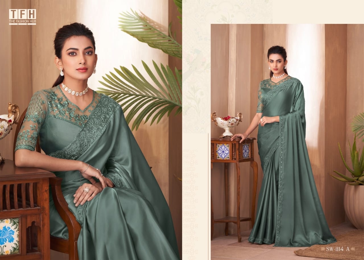 TFH Silver Screen Hits Soft Silk wholesale saree