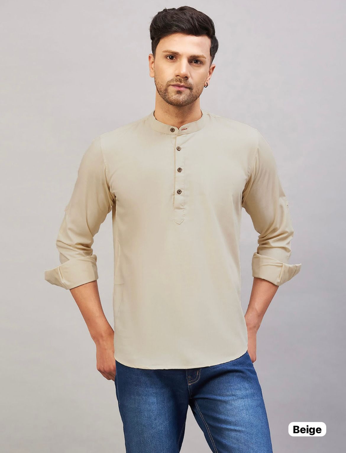 Tradition 2.0 Premium Cotton Short Kurta for every function 