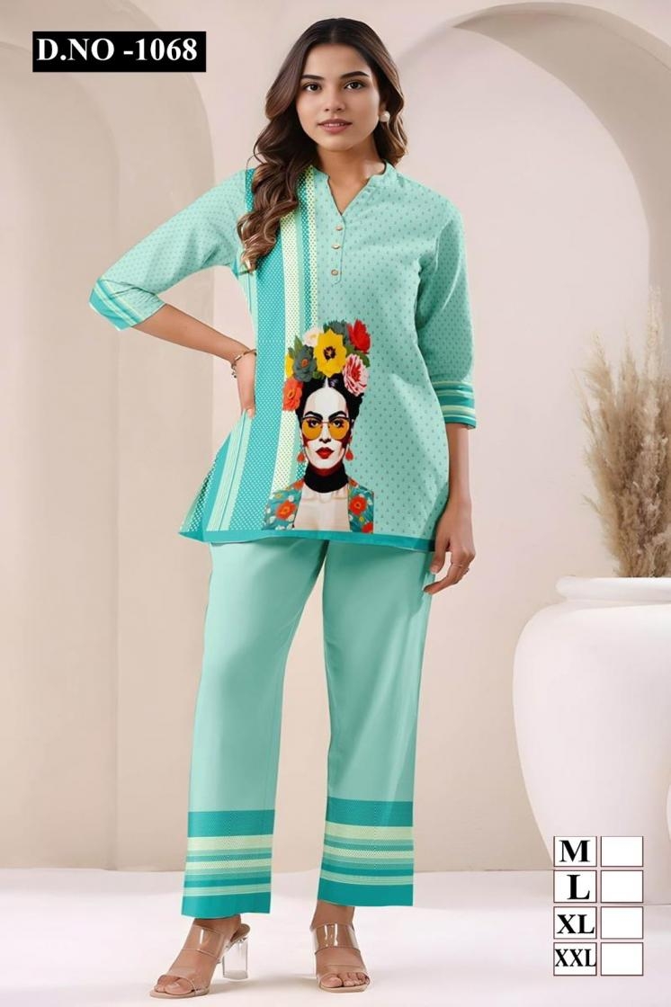 travel rayon readymade hit design combo co-ord set online