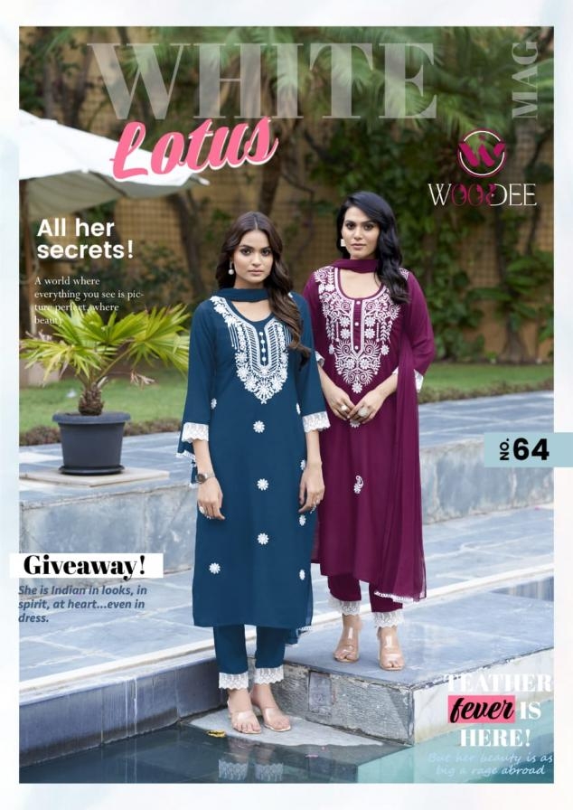 woodee white lotus series 1001-1006 LIVA RAYON SLUB wholesale suit 