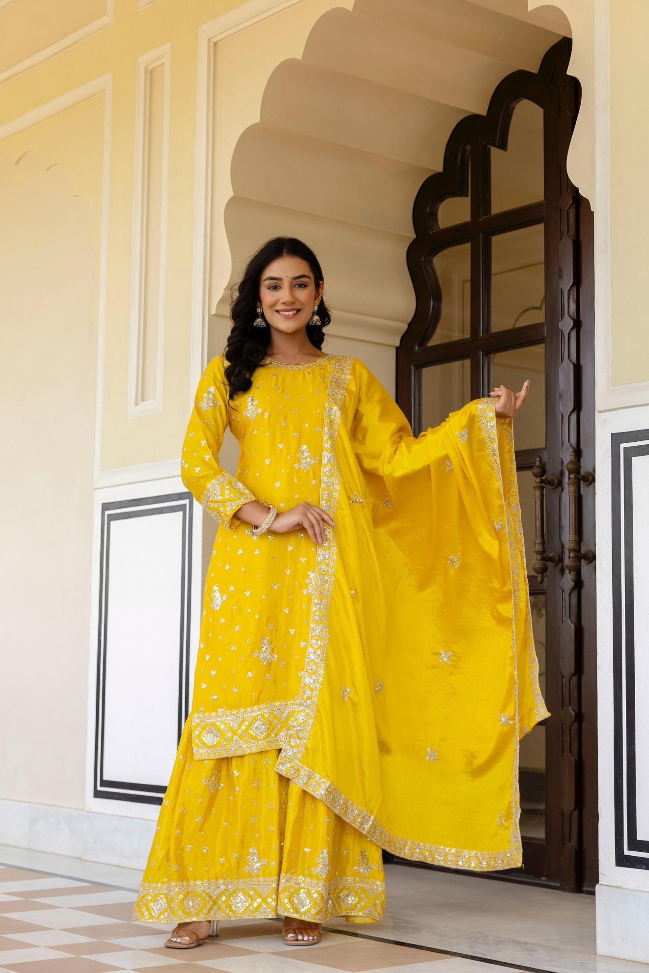 5066 chinon wholesale sharara readymade suit