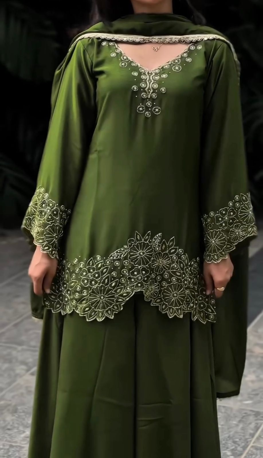 5880 Chinon silk thread with Sequnce wholesale suit 