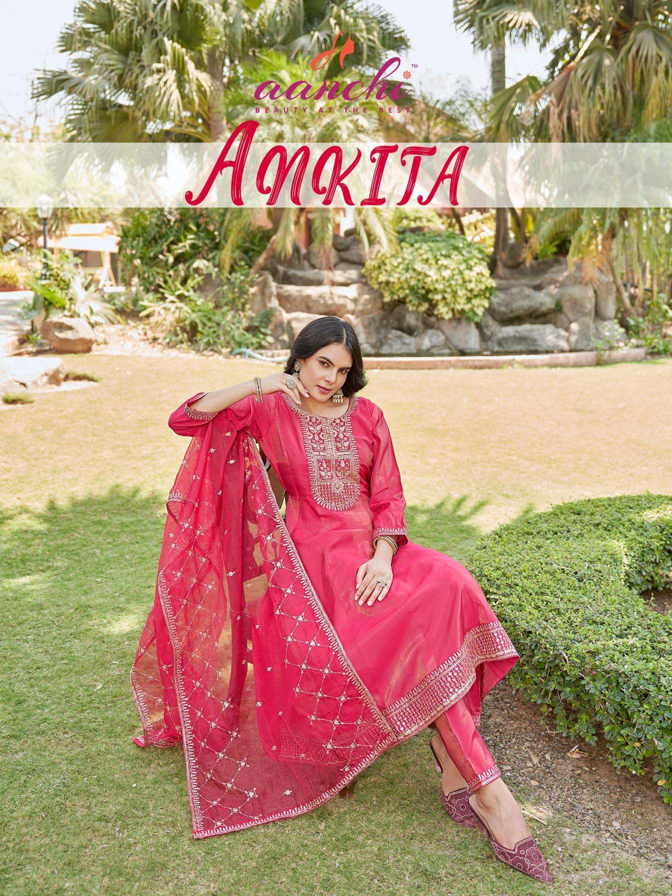 aanchi ankita ROMAN SHIMMER wholesale suit 