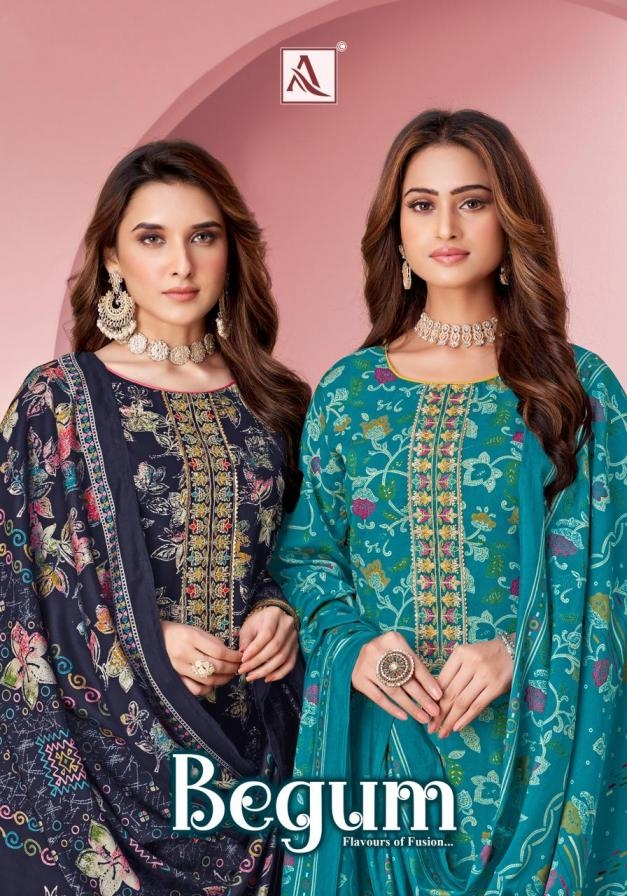 alok begum series 198280501-1982 viscose rayon wholesale suit 