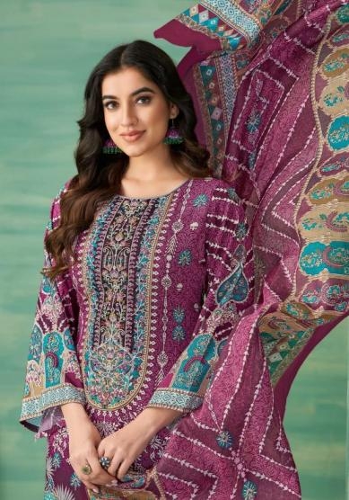 alok mehwish series 1729001-1729008 viscose rayon wholesale suit 
