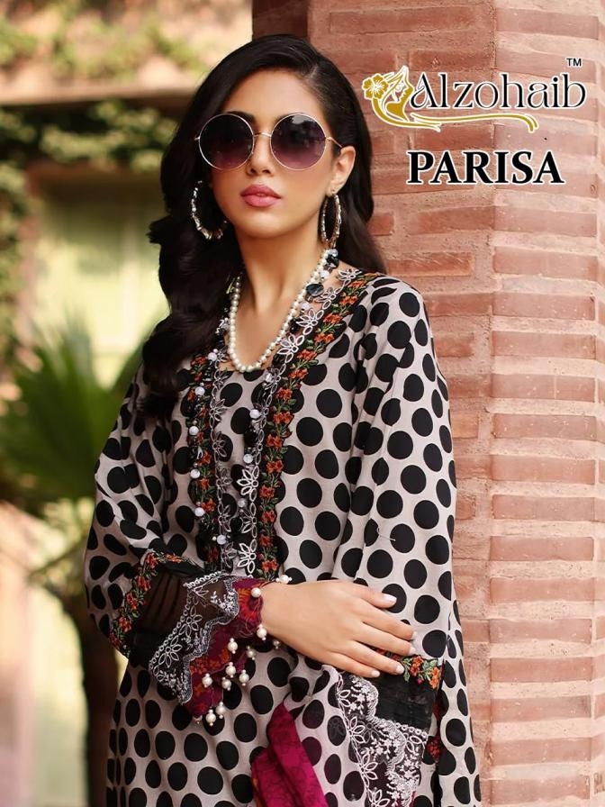 alzohaib parisa series 1290-1293 cotton wholesale suit 