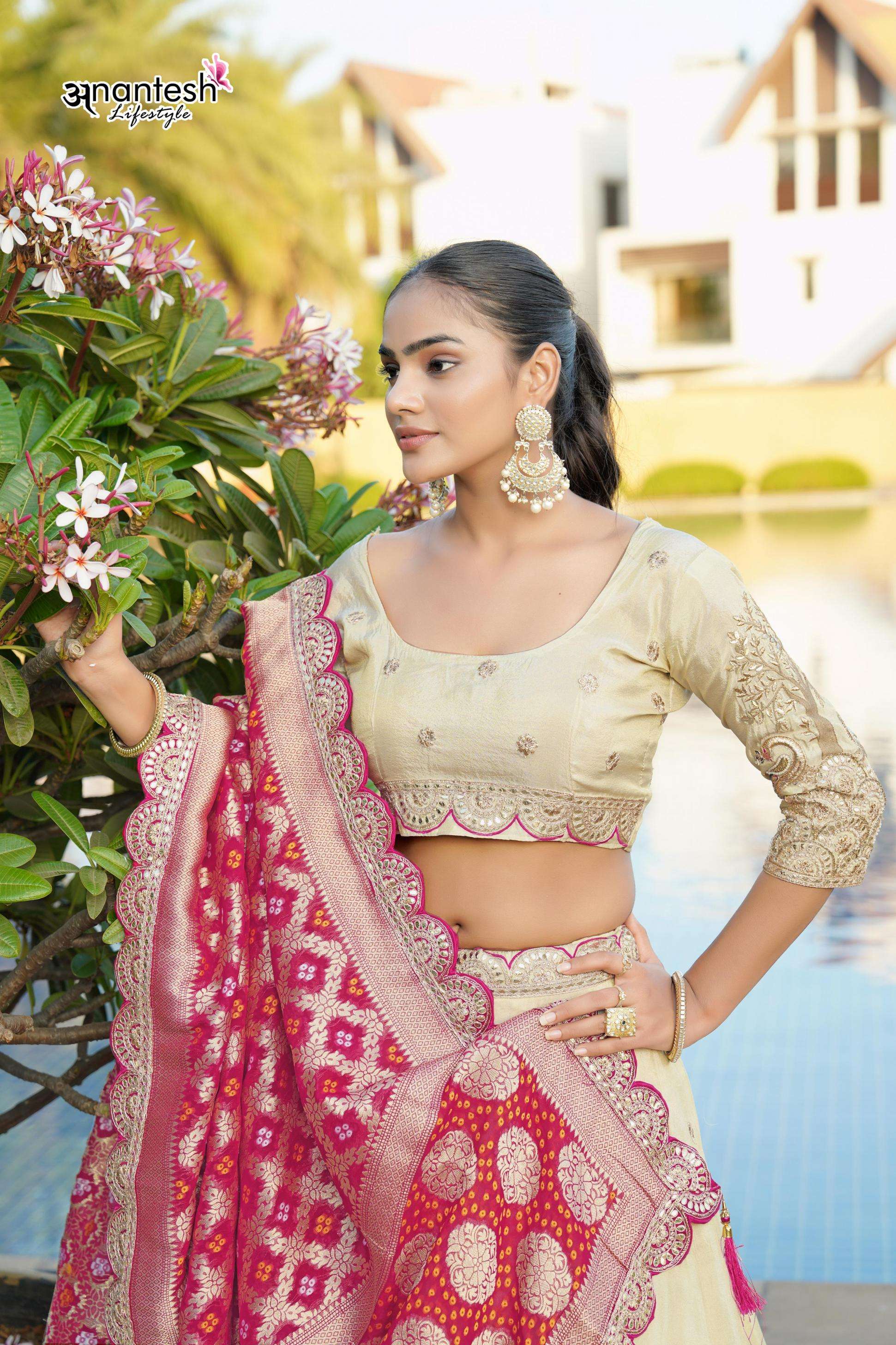 Anantesh occasion vol 11 series 5041-5046 viscose cosmos wholesale lehenga
