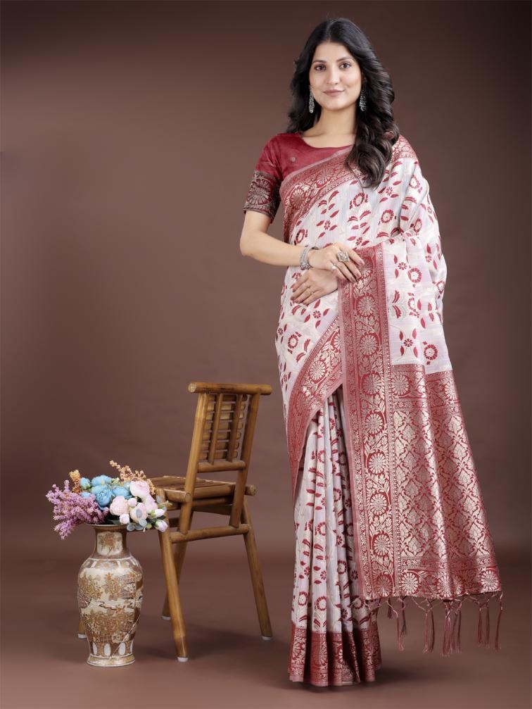 astita linen queen vol 8 series 1001-1006 Linen Cotton wholesale saree