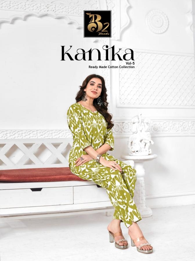 b2 trends kanika vol 5 series 5001-5010 COTTON wholesale co-ord sets