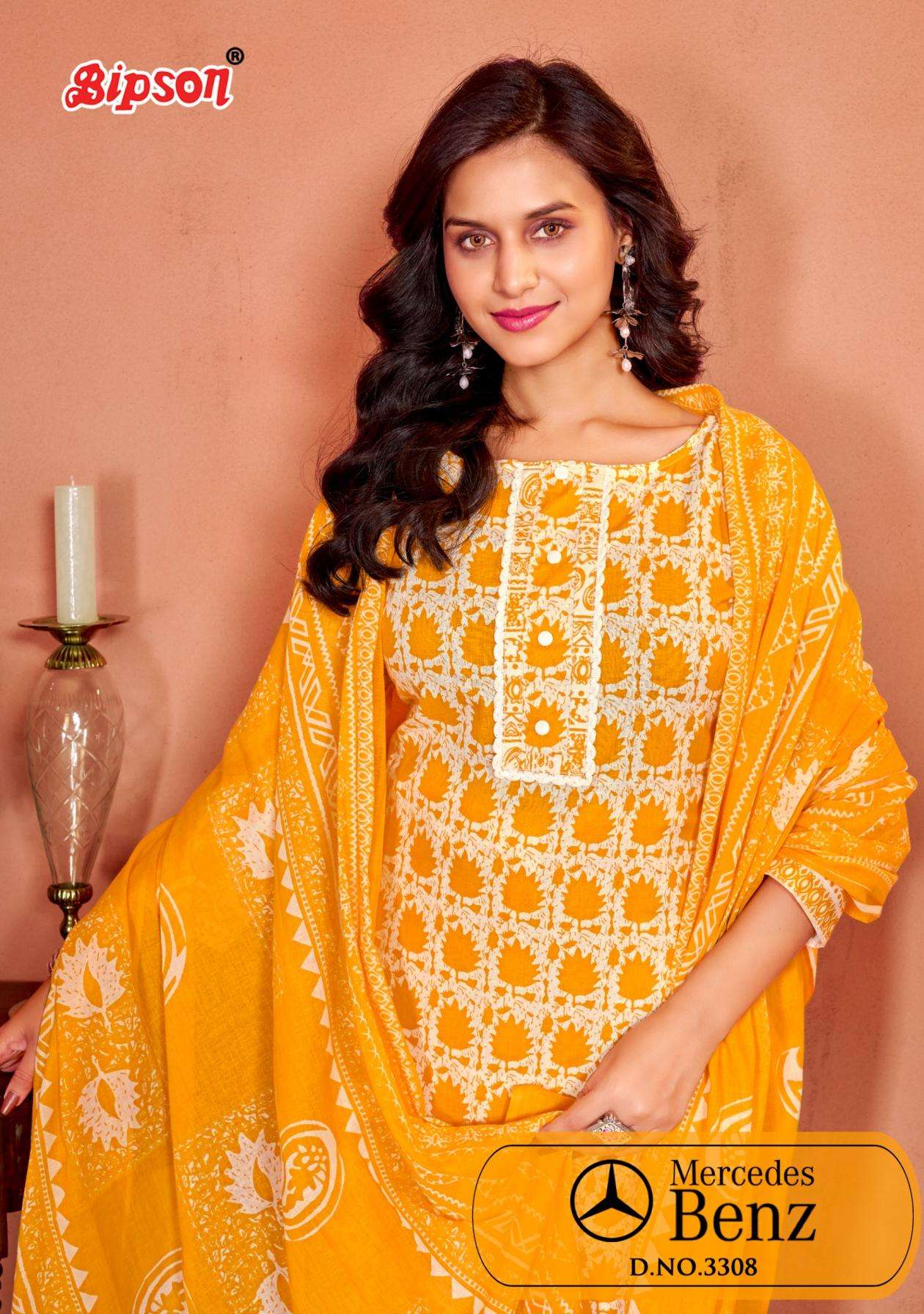 Bipson Mercedes 3308 cotton wholesale suit