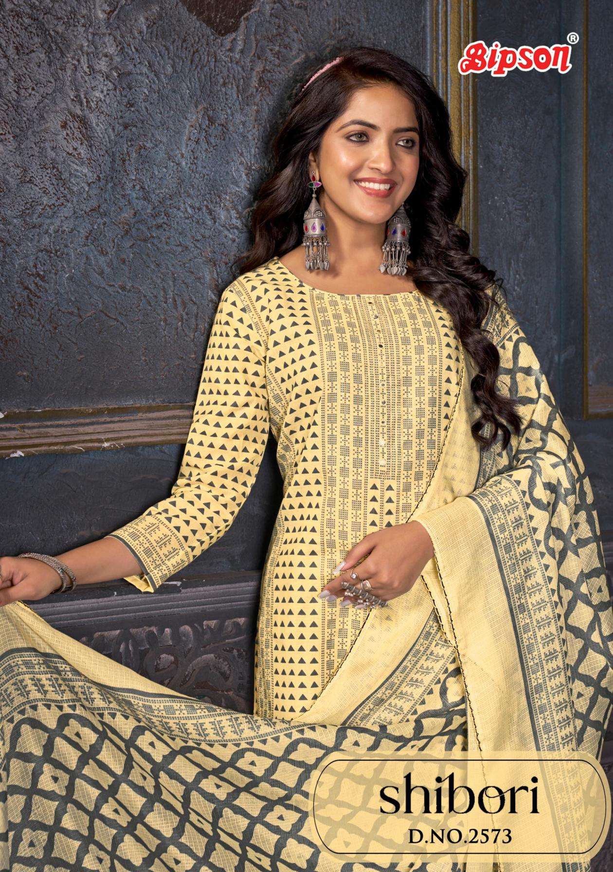 bipson prints shibori 2573 cotton wholesale suit 