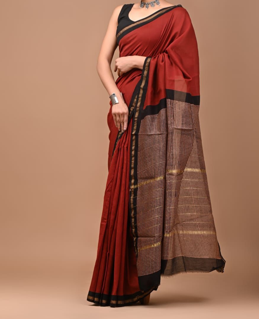 BT-21 SIMRAN TRADITIONAL LOOK SOFT CHANDERI SILK SAREE 