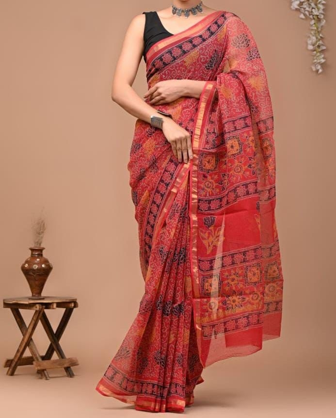 BT-21 Summer collection Super kota doriya with Digital Print and Pallu wholesale saree