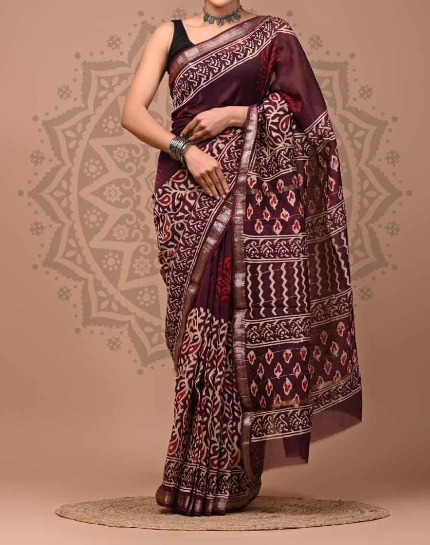 BT-21 TRADITIONAL LOOK SOFT COTTON SILK SAREE 