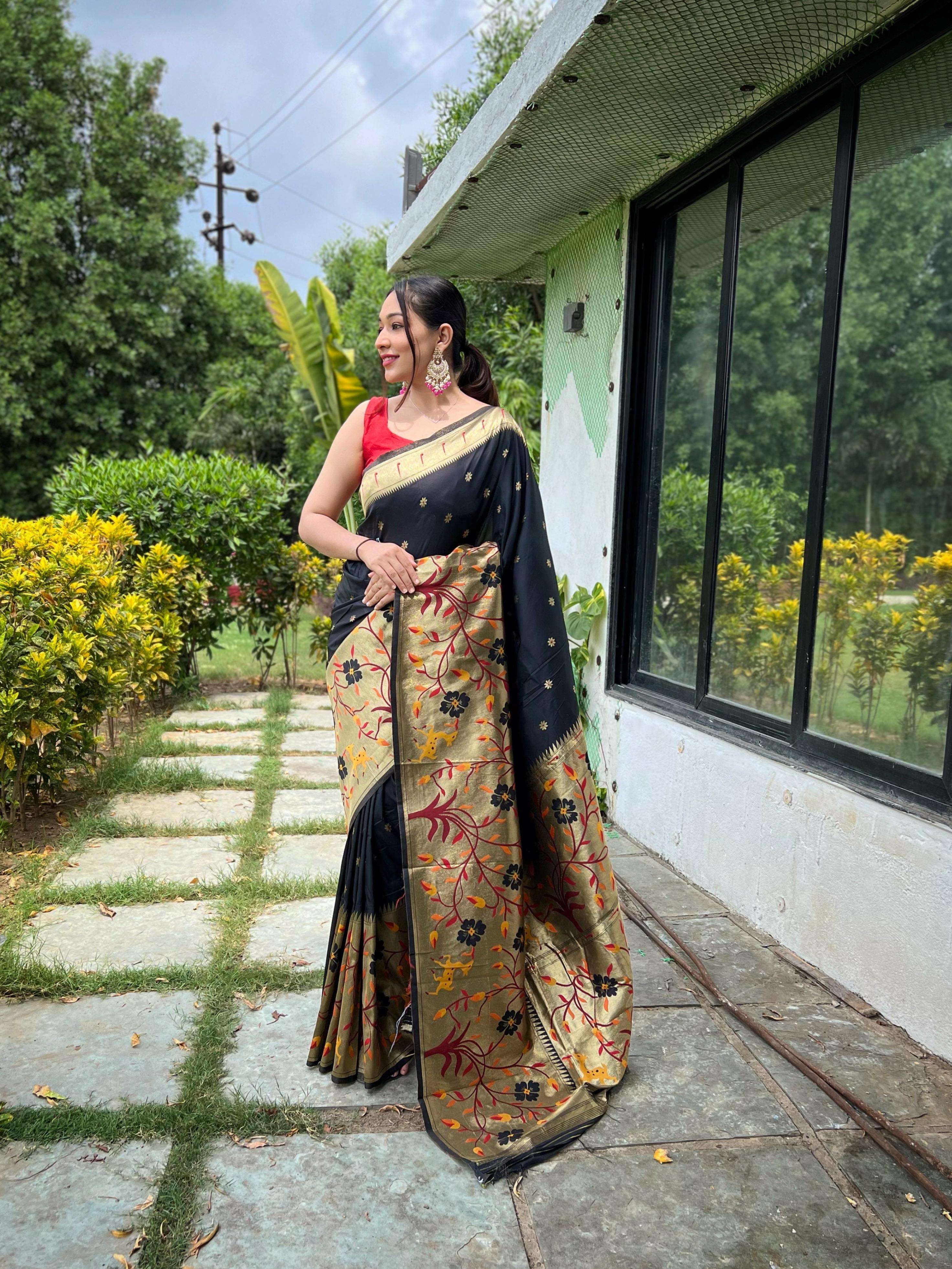 BT-53 Gayatri PURE PAITHANI SILK wholesale SAREE 