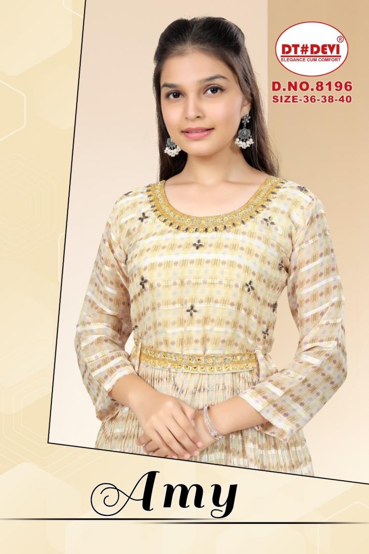 Dt devi 8196 amy silk wholesale gown