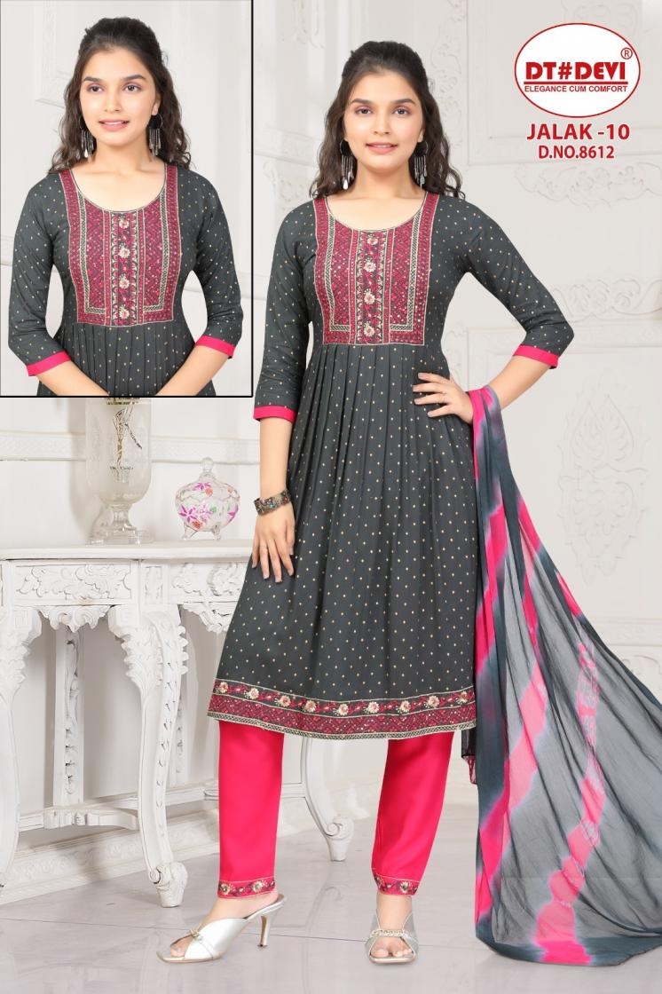 dt devi jalak pant set vol 10 8612 rayon wholesale suit 