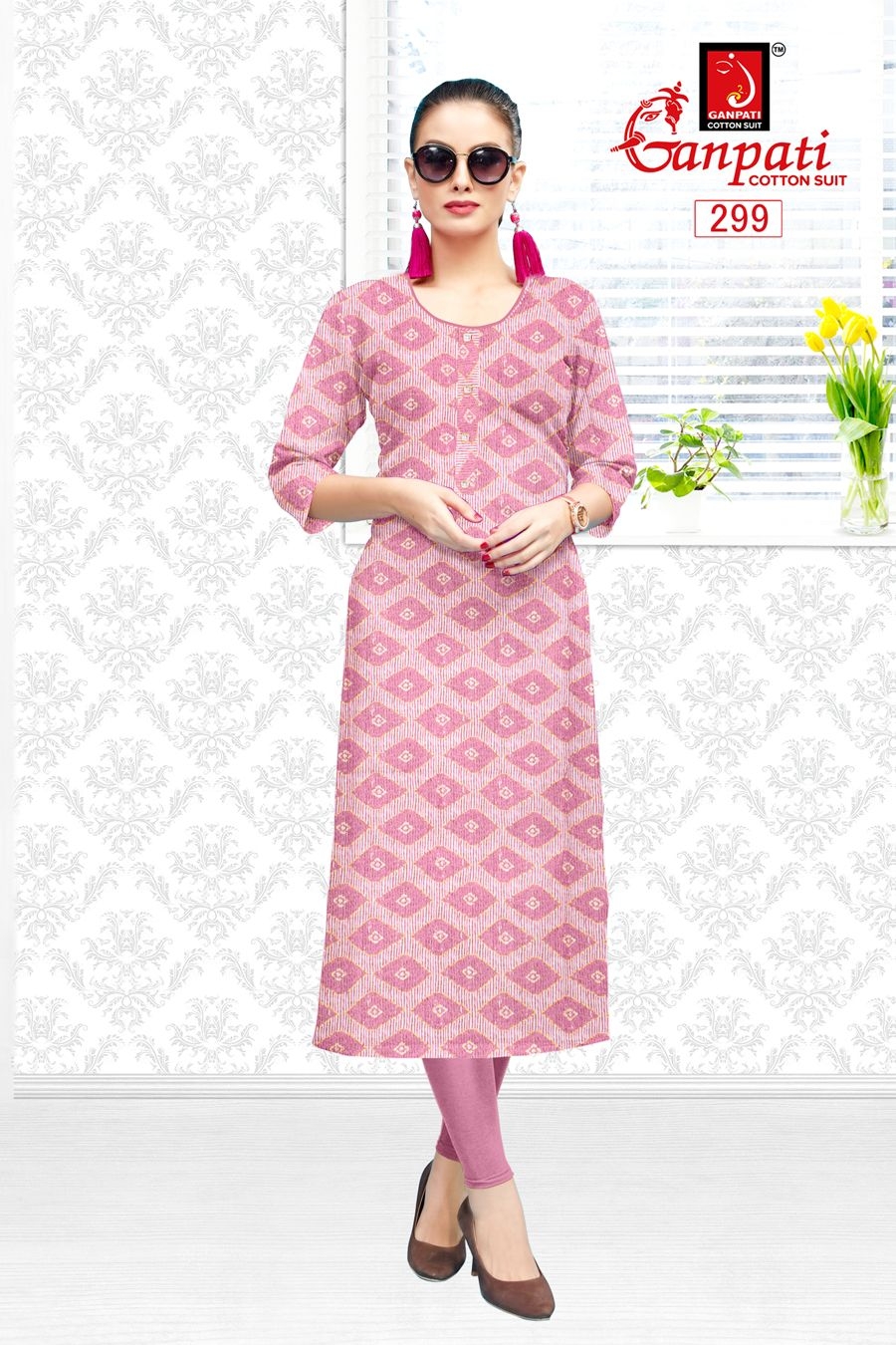 Ganpati Kalakruti Vol-1 Pure Cotton Printed wholesale kurti