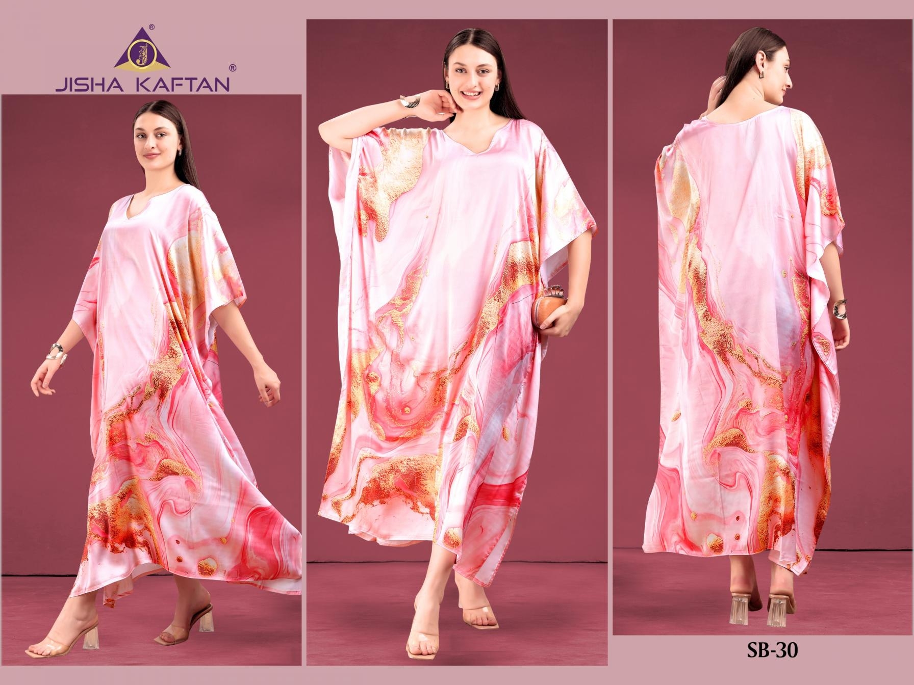 Jelite satin breeze kaftan vol 4 series 25-32 poly japan satin wholesale kaftan