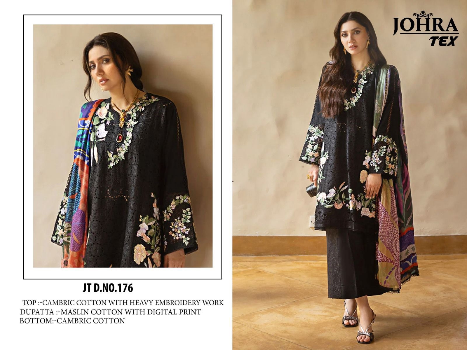 JOHRA TEX JT-176 CAMBRIC COTTON wholesale suit 