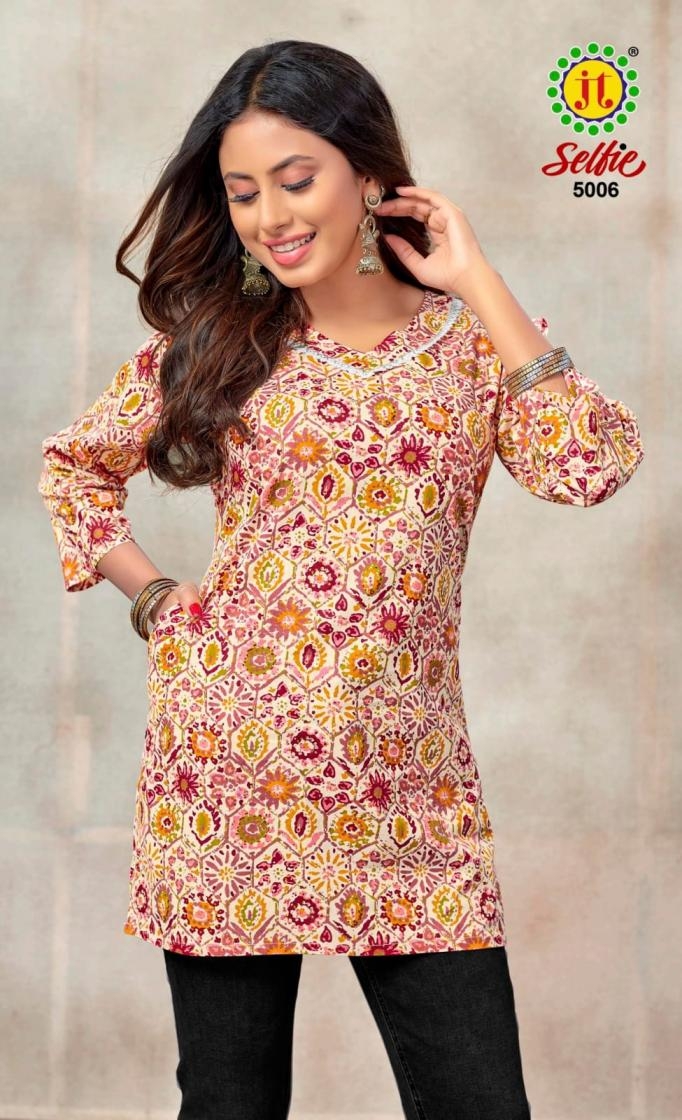 jt selfie series 5001-5010 cotton whoelsale tops
