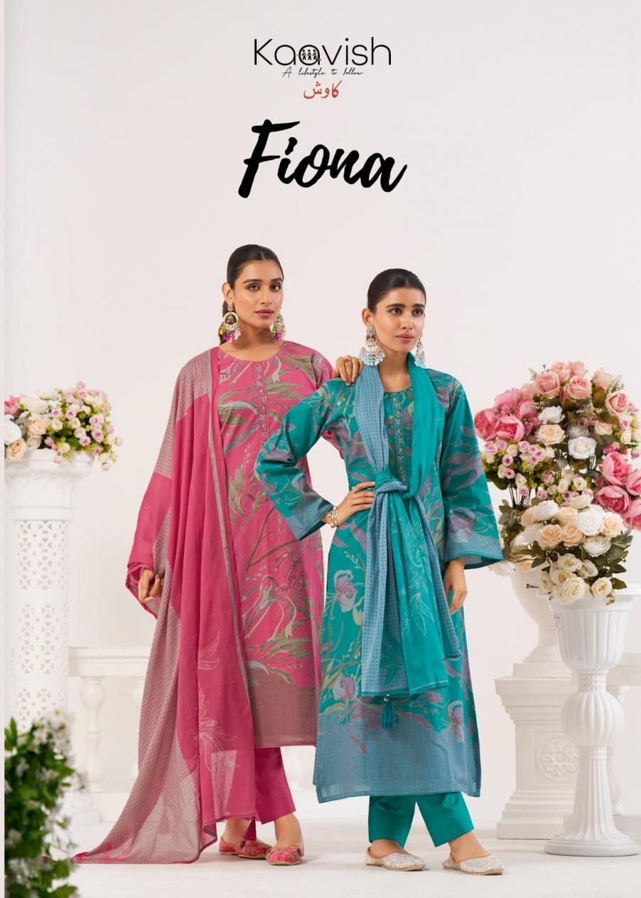 Kaavish fiona series 1641-1644 lawn cotton wholesale suit
