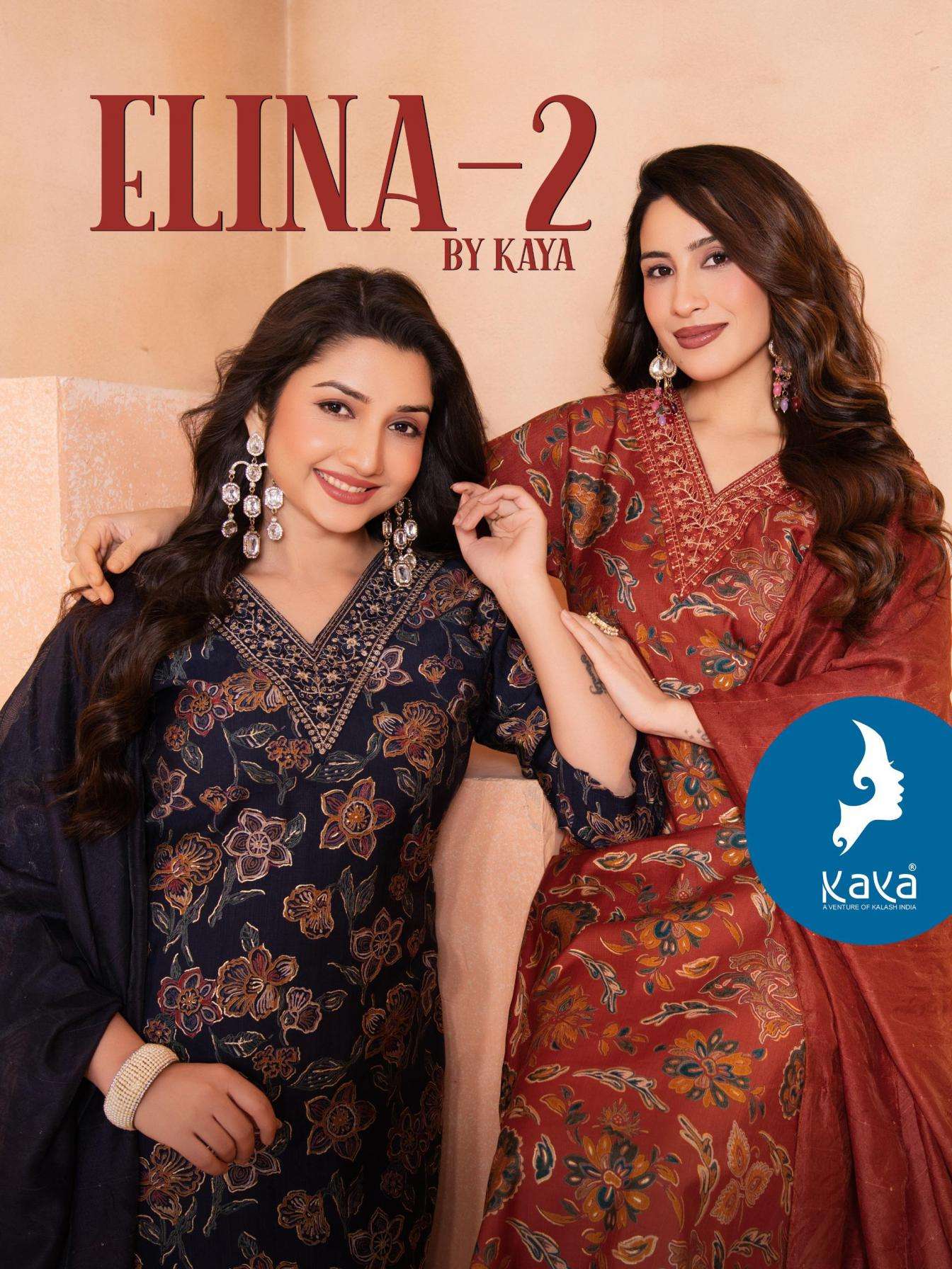 kaya elina vol 2 series 01-06 VERTICAL PRINT whoelsale suit 