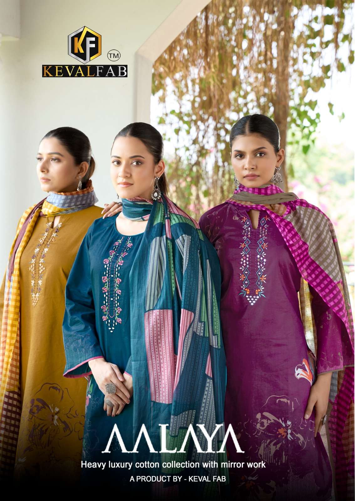 Keval Fab Aalaya Vol-01 series 1001-1008 Pure Heavy Cotton whoelsale suit 