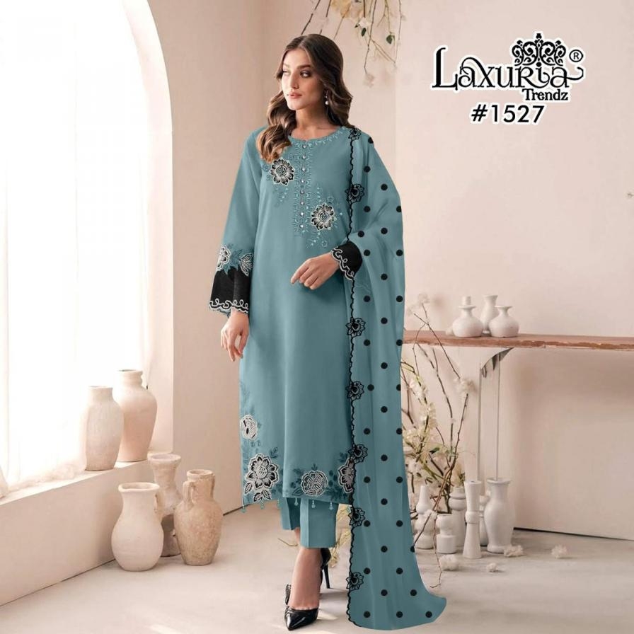 laxuria trendz 1527 zam satin wholesale readymade suit 