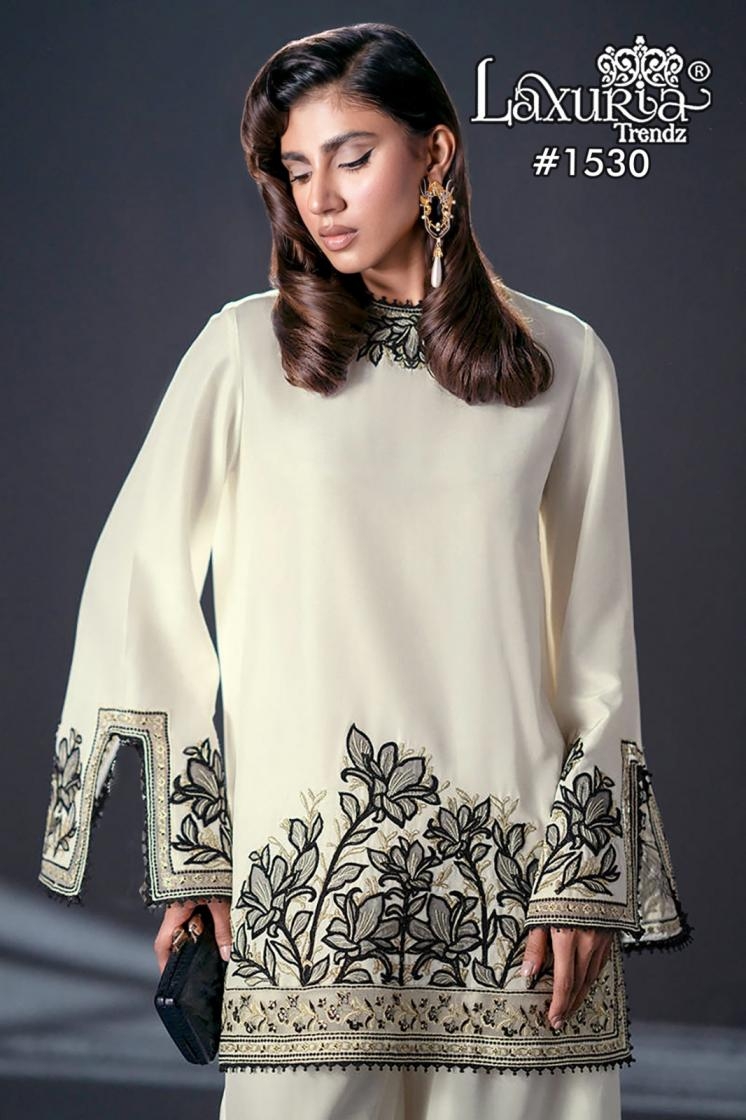 laxuria trendz 1530 zam satin wholesale readymade suit 