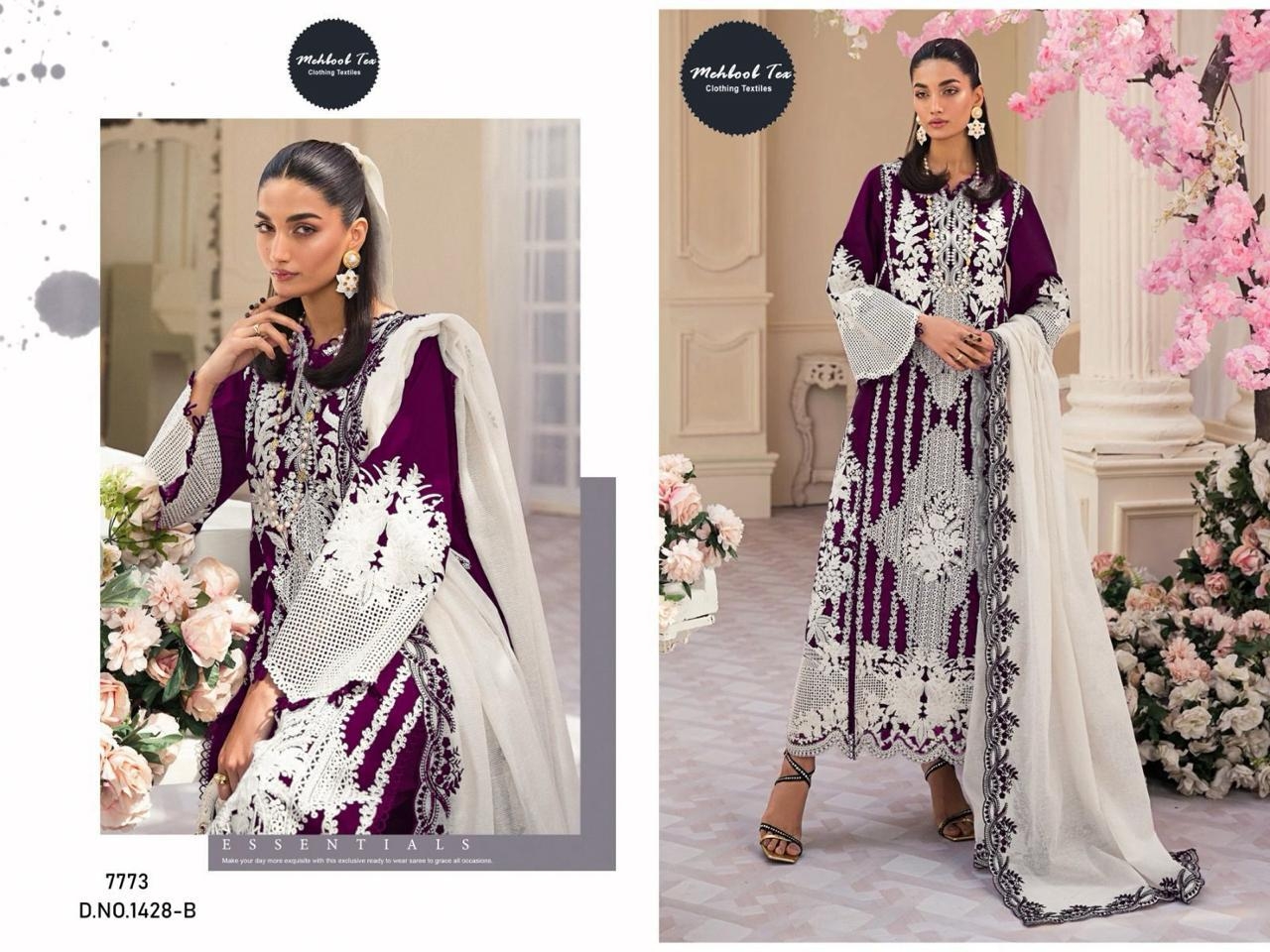 Mehbbob tex MT-1428 Colours REYON COTTON wholesale suit 