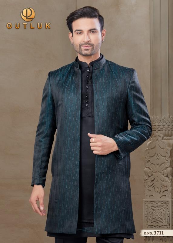 Outluk premium wedding vol 37 mysore silk mens kurta