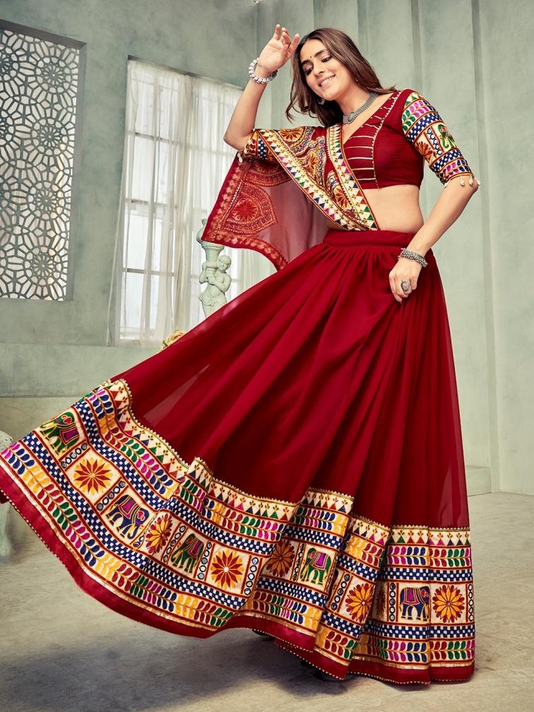 PR 9STAR FASHION KALARATRI VOL-3 GEORGETTE wholesale lehenga
