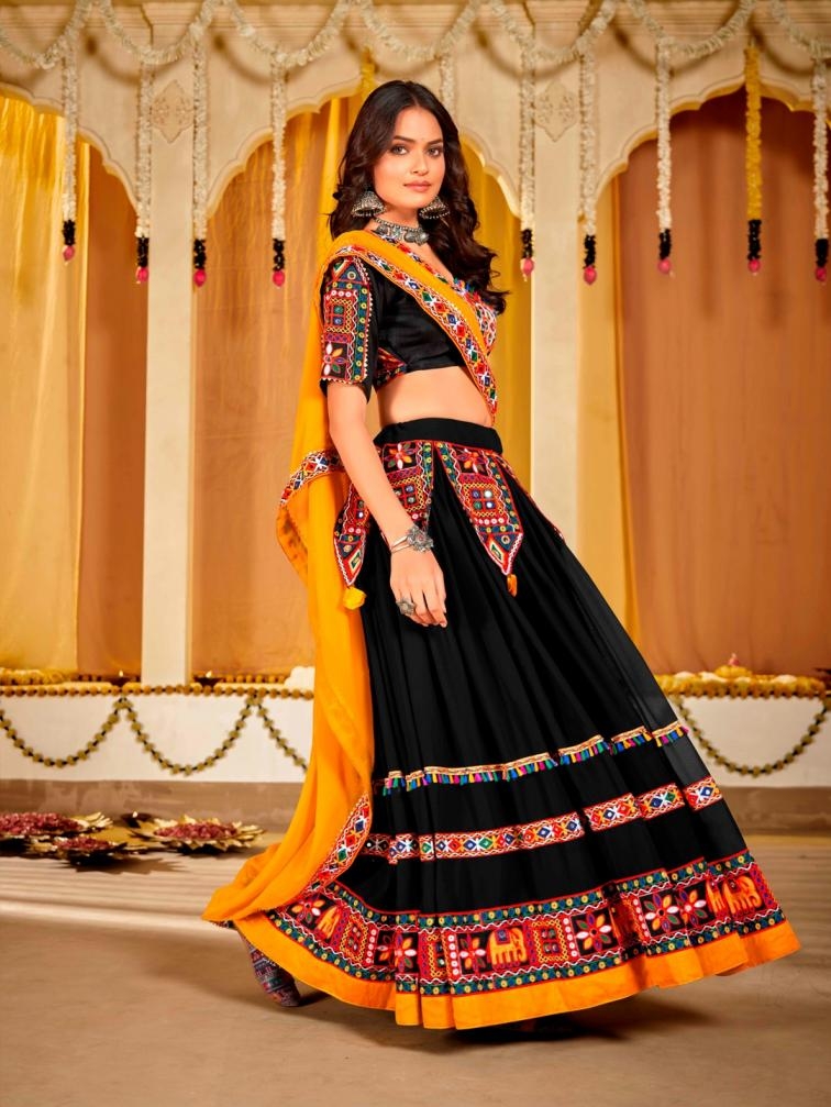 PR 9STAR FASHION KALRATRI Georgette LEHENGA CHOLI