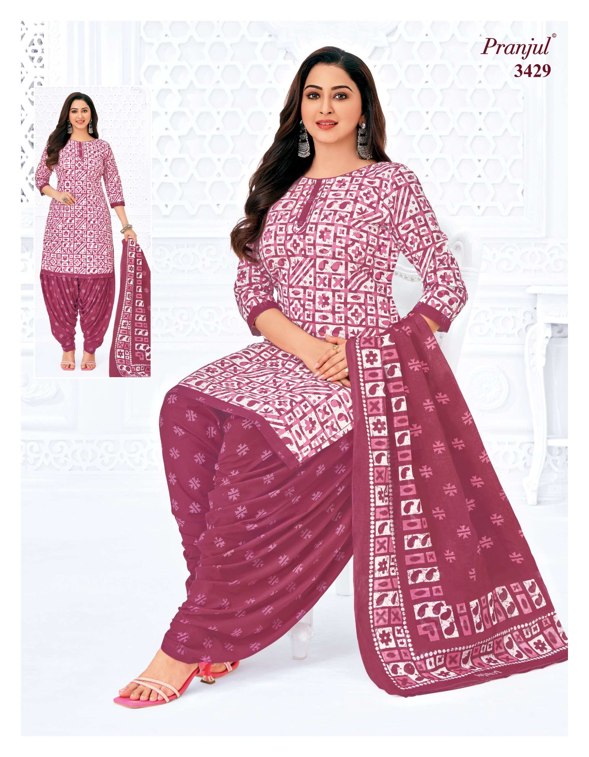 Pranjul Priyanshi Vol-34 Pure Cotton Printed wholesale suit 