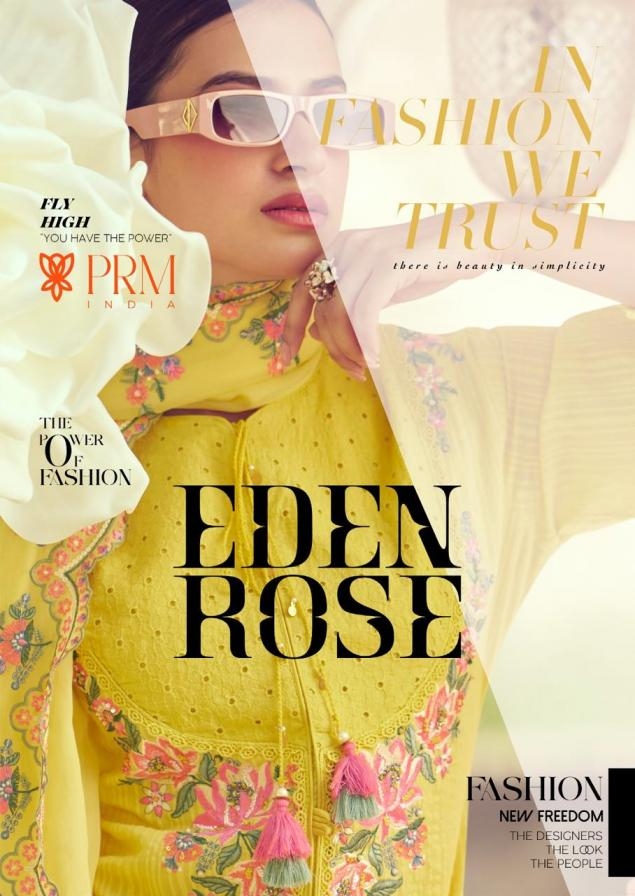 prm india eden rose series 1074-1079 cotton wholesale suit 