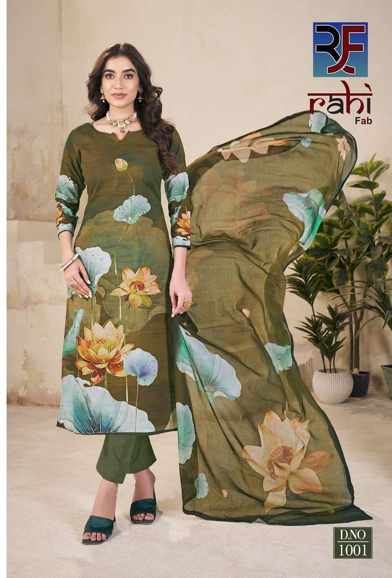 Rahifab Royal Gold Vol-1 series 1001-1008 Heavy Cambric Cotton whoelsale suit 