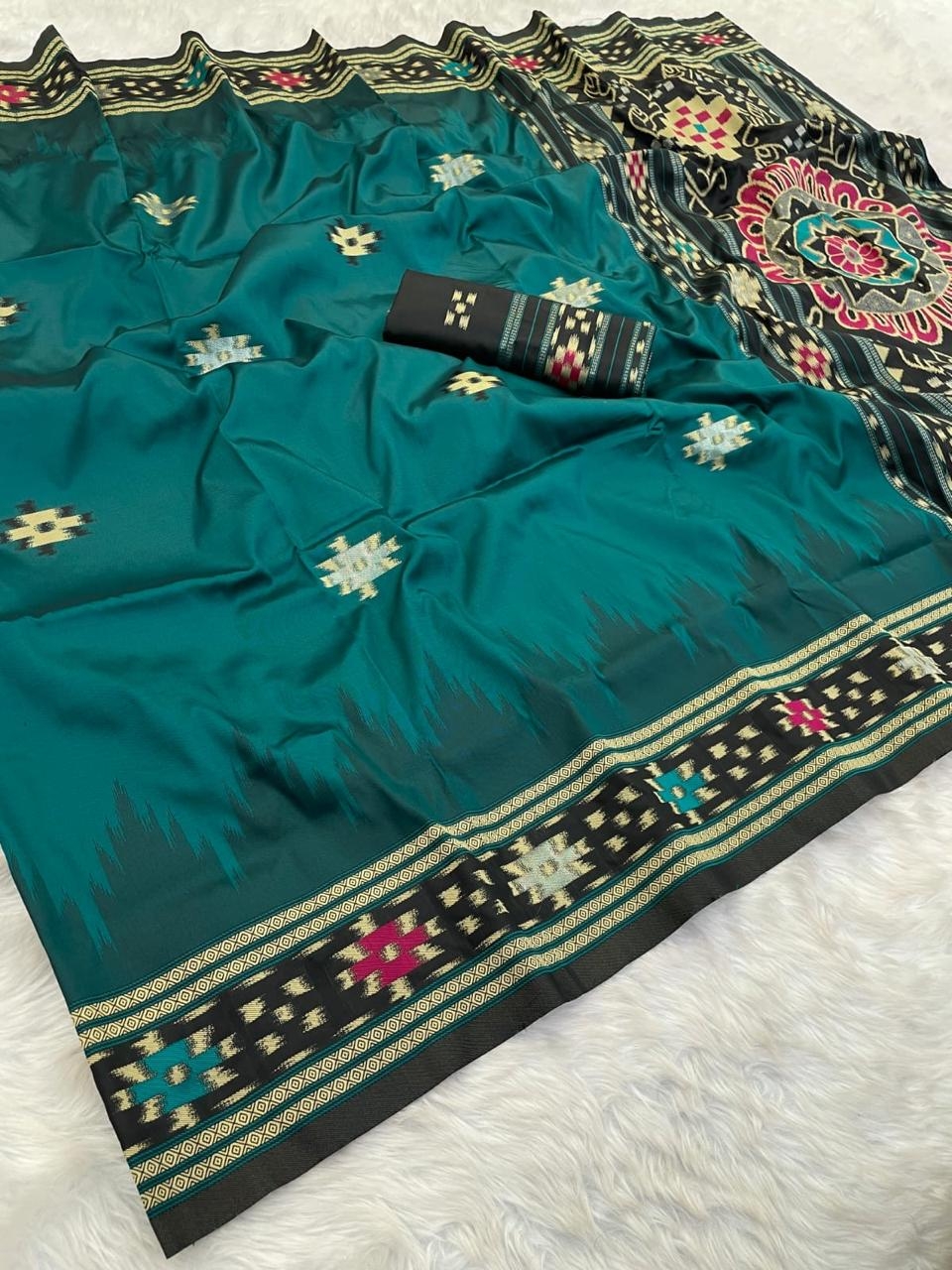 rajtex Pure Patola-001 Handloom Weaving Silk wholesale saree