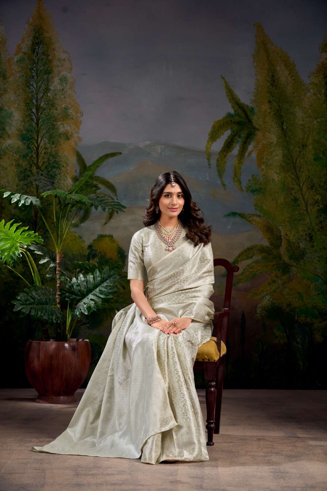 RAMYA Kanjivaram Zari Weaving Work wholesale saree