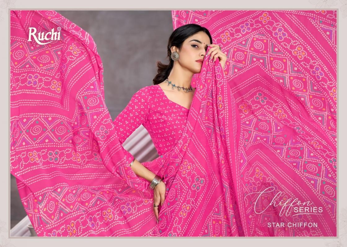 ruchi star chiffon vol 199 series 44001-44003 Chiffon wholesale saree